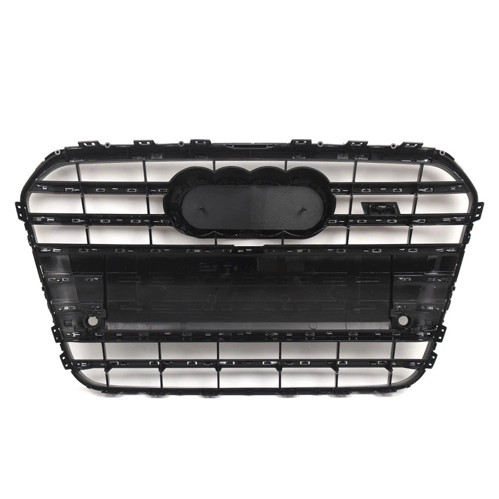 1 Piece Front Radiator Grill Upper Grille For Audi A6 C7 S6 2012-2015 Chrome