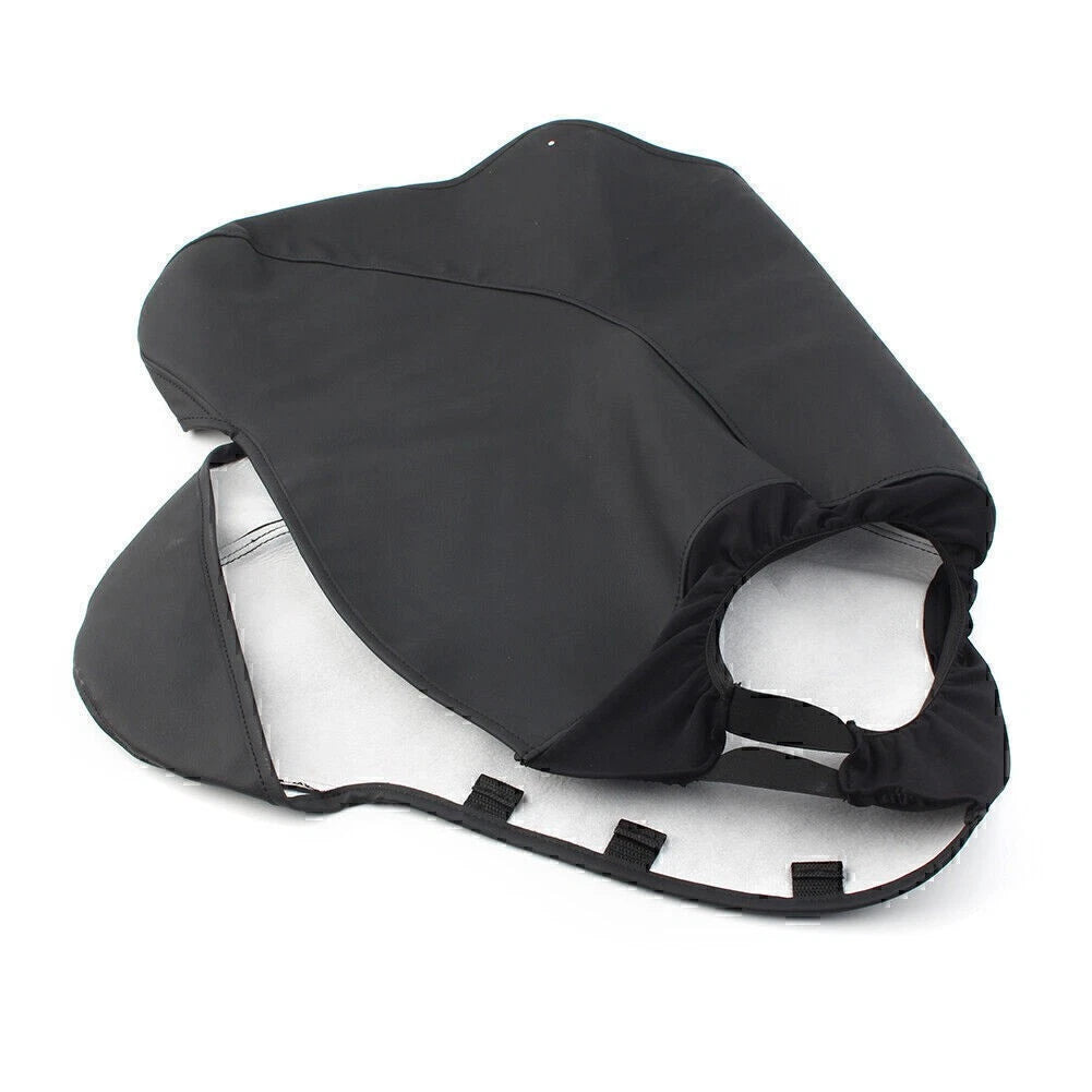 Motorcycle Leather Front Fairing Cover for Harley FLHT FLHX Trike 1996-2013 2012