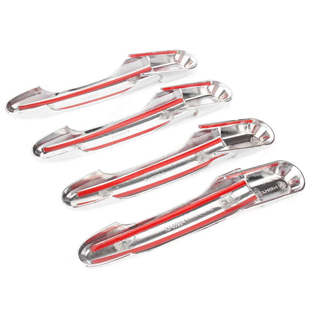 Door Handle Cover Trims Protect Chrome Fit Hyundai Accent 2006-2010 2007 Car ABS