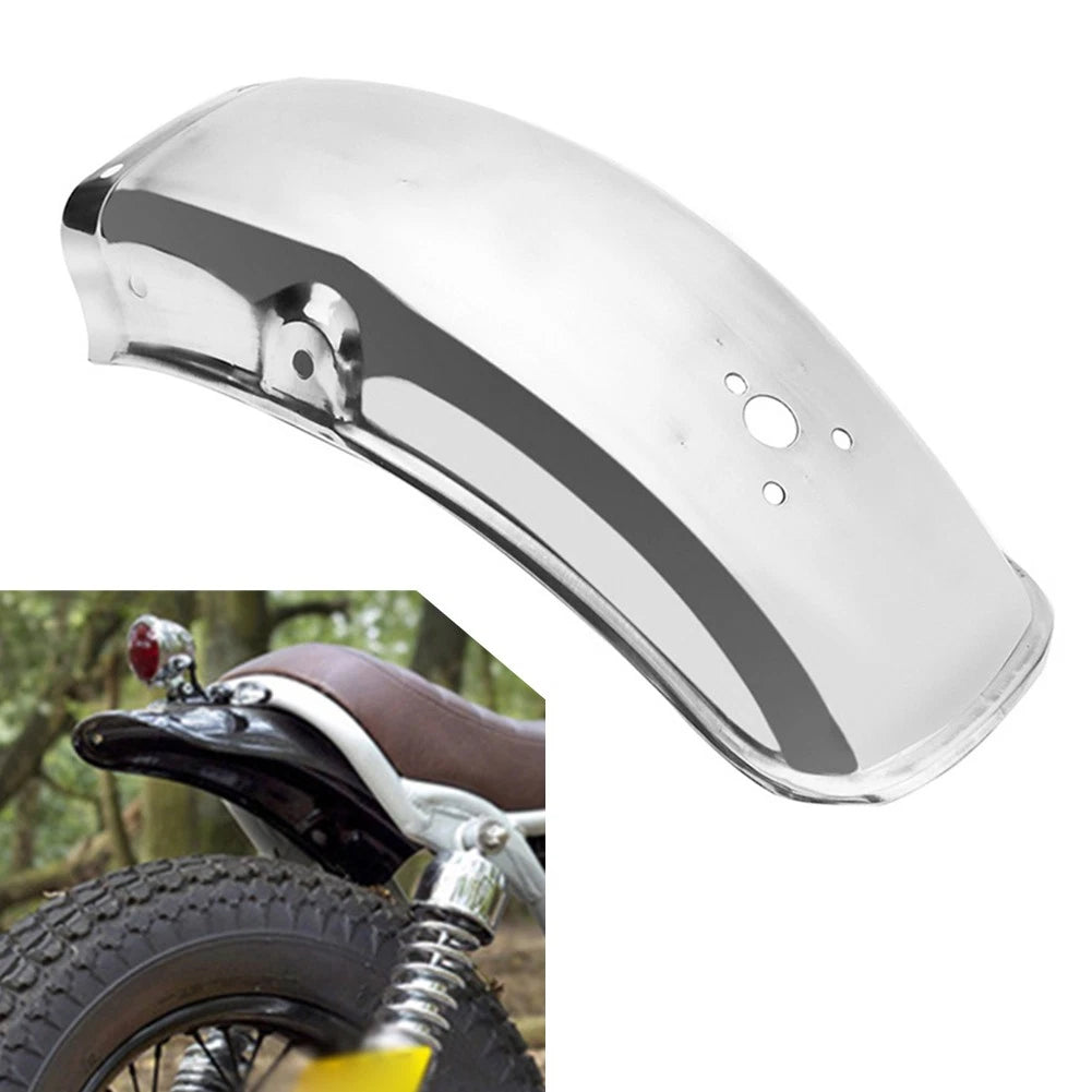 For Suzuki GN125/GN250  Rear Fender Mudguard Stainless Steel Chrome Motorcycle