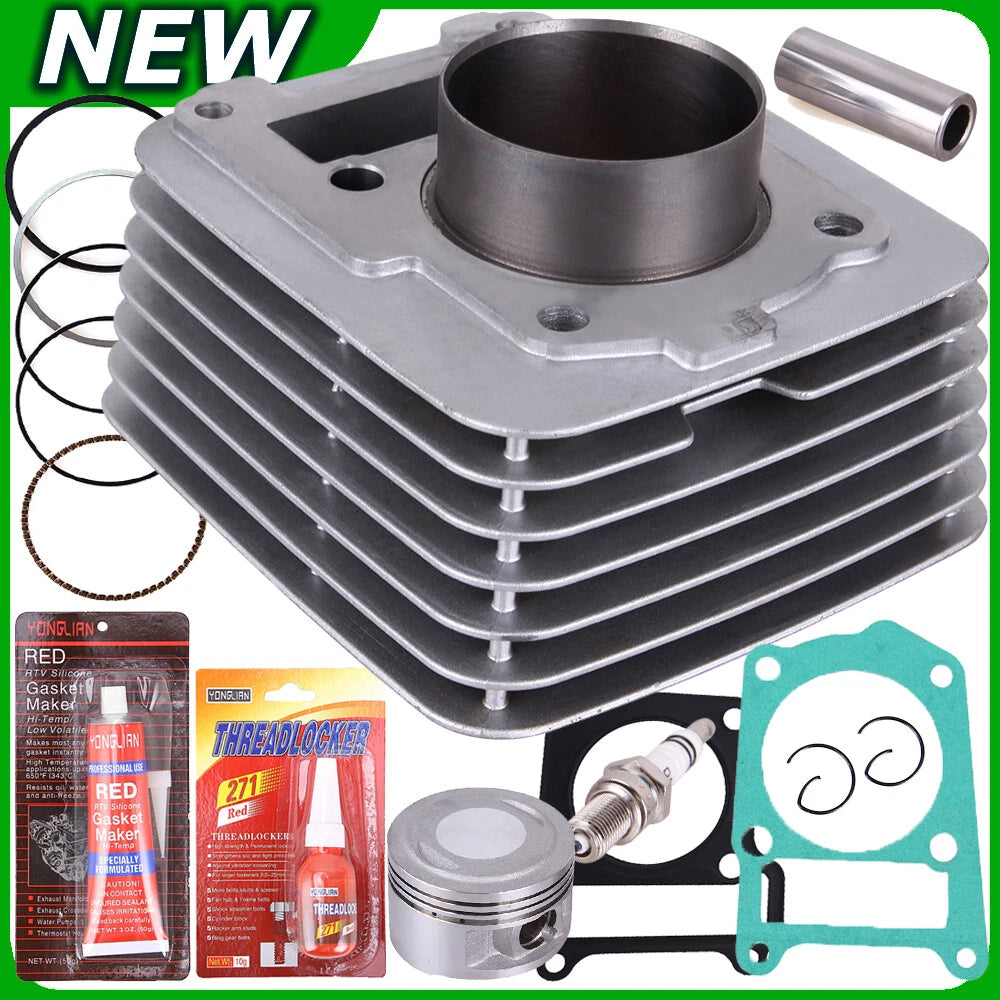 Big Bore Cylinder Piston Gasket Top End Rebuild Kit For Yamaha TTR125 2000-2005