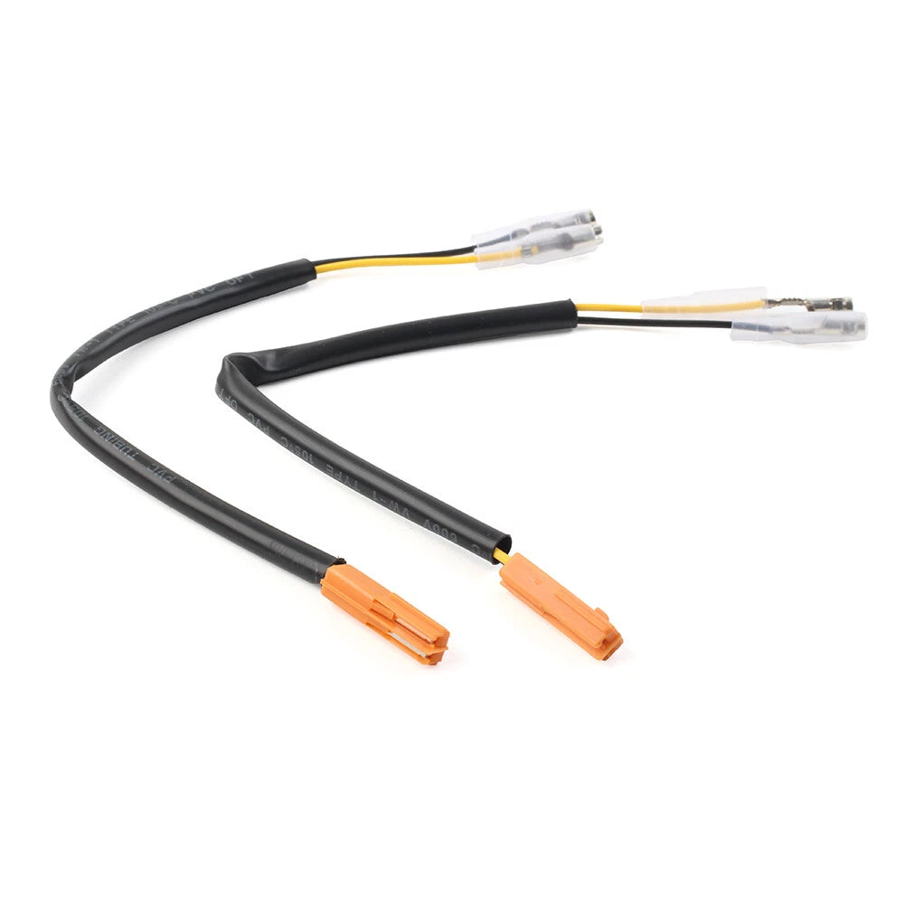 2pcs Turn Signal Marker Wire Adapters Plug Connectors Leads Indicator Fit HONDA