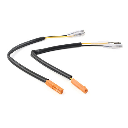 2pcs Turn Signal Marker Wire Adapters Plug Connectors Leads Indicator Fit HONDA