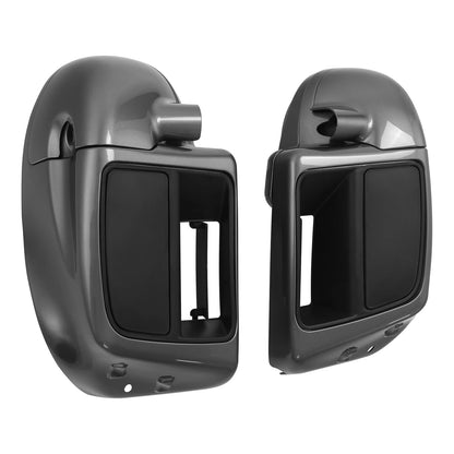 Lower Vented Fairings Fit For Harley CVO Street Road Glide 14-Up Charcoal Pearl