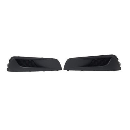 2pcs Front Bumper Fog Light Trim Bezel Cover Black For Subaru Legacy 2010-2012
