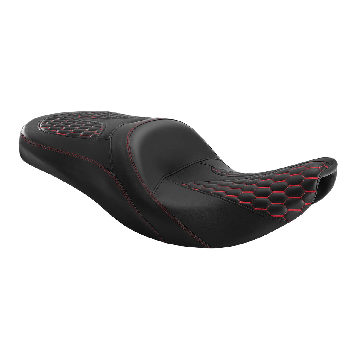 Black Red Rider Passenger Seat Fit For Indian Chieftain 14-25 Dark Horse 16-25