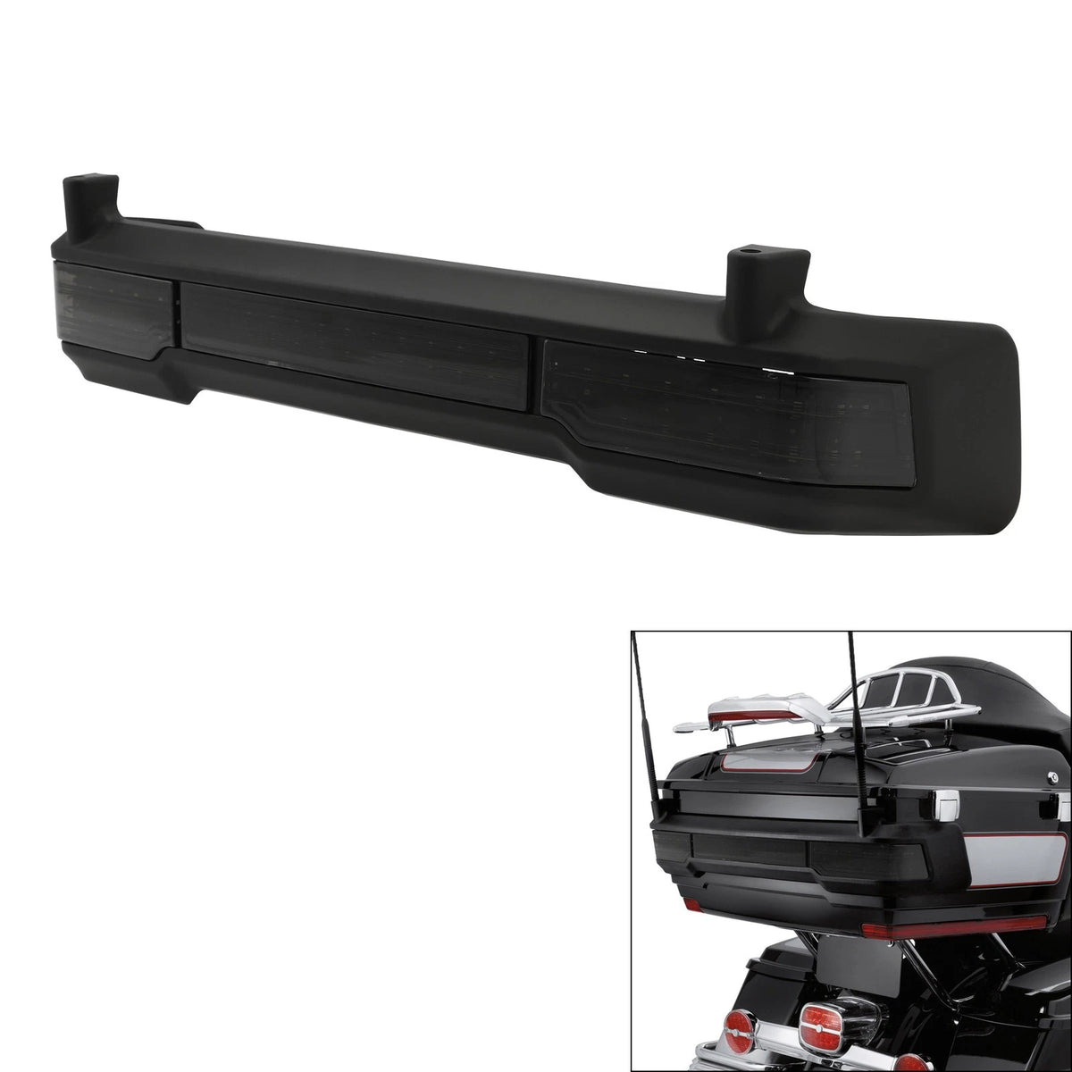 Smoke LED Tail Brake Light Fit For Harley Touring Electra Road Glide 97-13