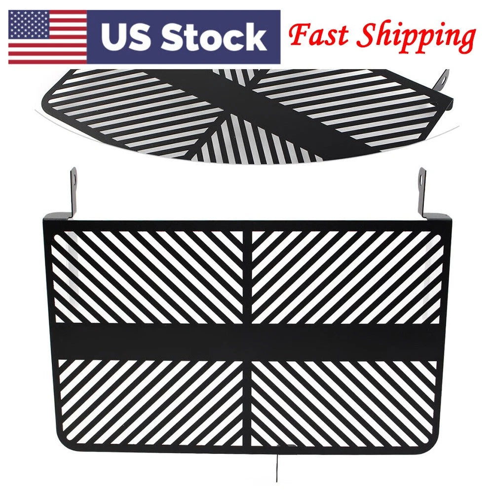 Black Radiator Grille Guard Cover Protective For Suzuki GSXS 750 2015-2022 2016