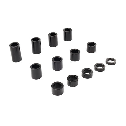 Black Wheel Axle Spacer Kit ID 3/4" OD 1 1/8" For Harley Softail Dyna Road King