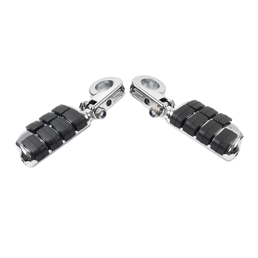 1-1/4" Highway Bar Footpeg Foot Pegs Mount For Harley Touring Road Street Glide