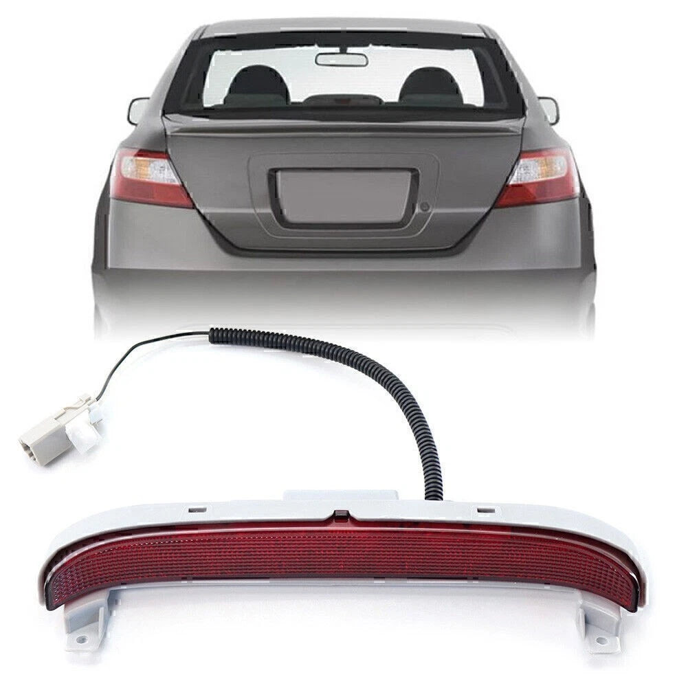Red High Mounted 3rd Third Brake Light Lamp For Honda Civic EX Coupe 2006-2011