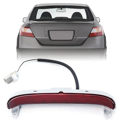 Red High Mounted 3rd Third Brake Light Lamp For Honda Civic EX Coupe 2006-2011