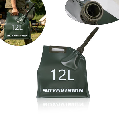 12L Portable Car Motor ATV Gas Fuel Tank Oil Storage Bucket Can Soft Bladder Bag