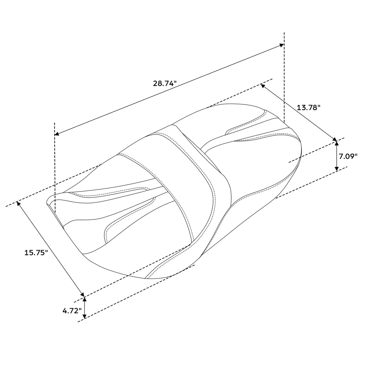 Driver Passenger Seat Fit For Harley FLHXSE FLTRXSE 2023-Up FLHX FLTRX 2024-Up