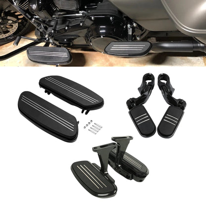 Rider Passenger Pegstreamliner Footboard & FootPegs For Harley Road Glide  93-24