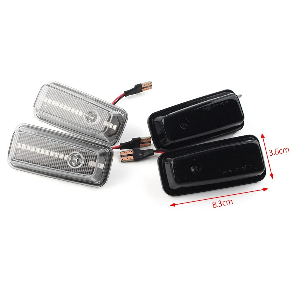 LED Dynamic Side Turn Light Clear For Mercedes Benz G-Class W461 W463 G500 86-02