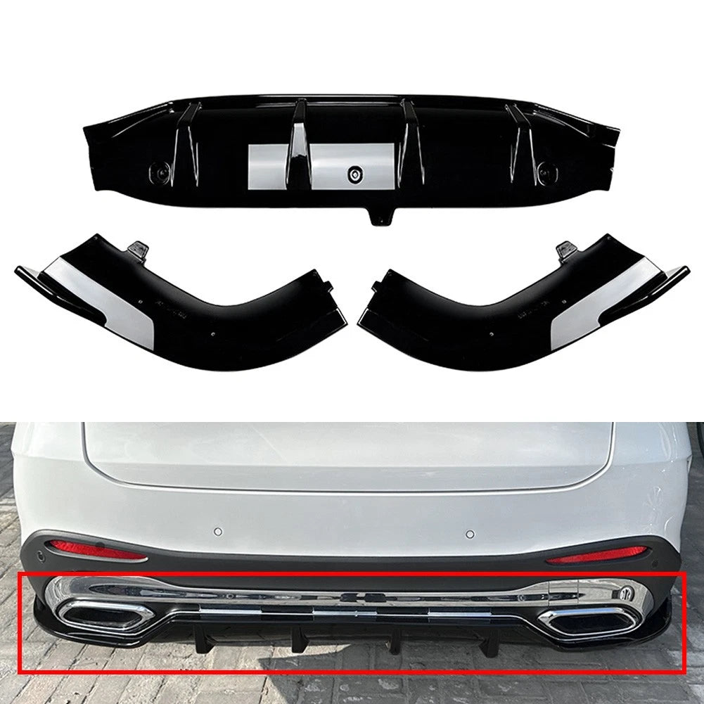 Rear Bumper Spoiler Splitter Lip For Mercedes Benz GLC Class X254 2023+