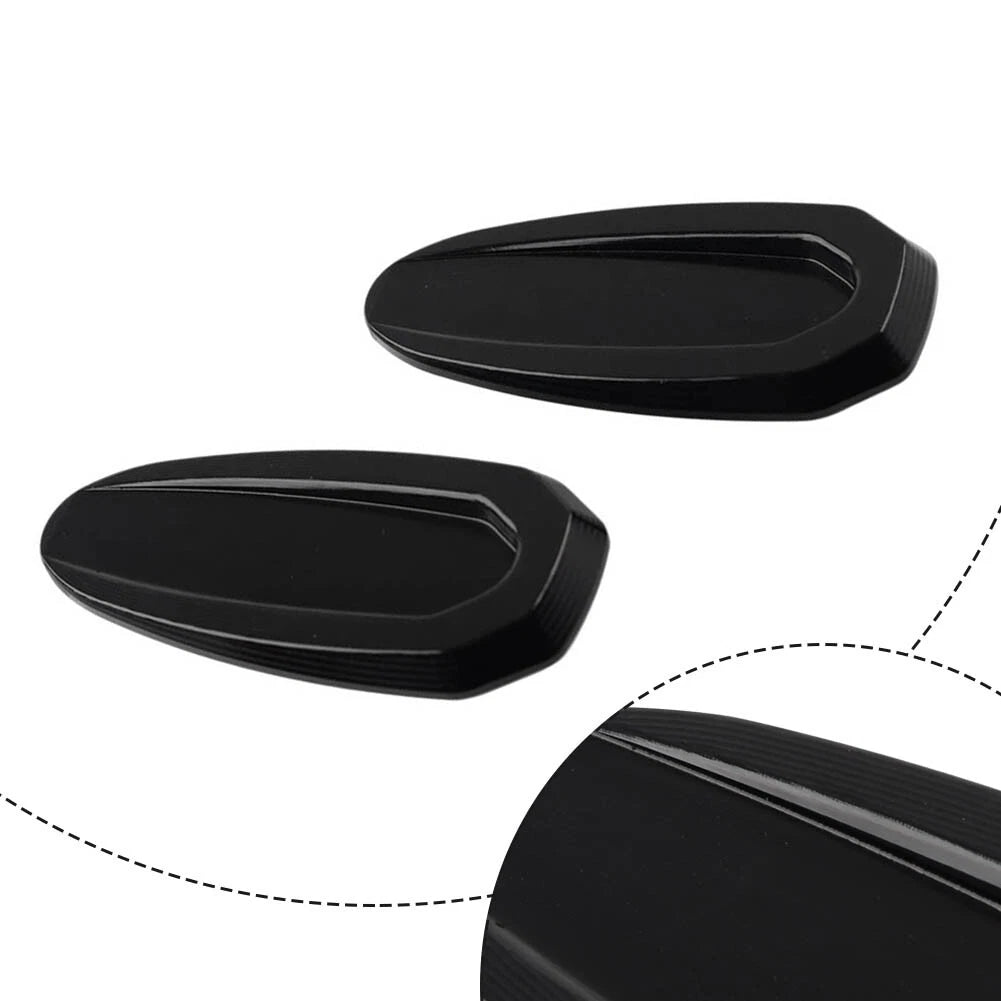 Pair Rearview Mirror Block Off Base Plates Cover For BMW S1000RR  2020-23 Black