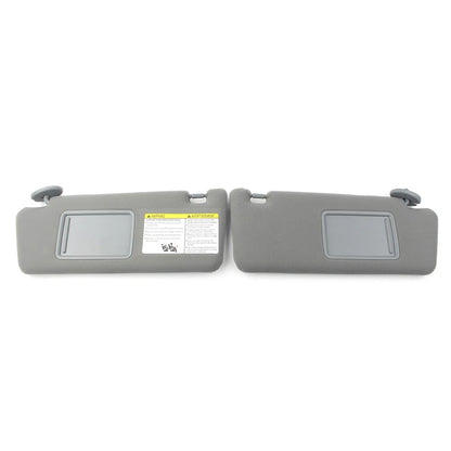 1 Pair LH & RH Sides Gray Sun Visor for Toyota Tacoma 2005 - 2015 W/O Light US
