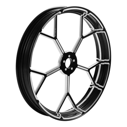 23'' Front Painted Fender&Wheel Rim Wheel Hub Fit For Harley Touring Glide 08-25