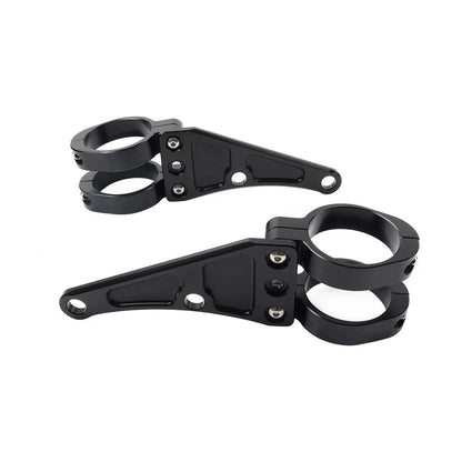 45MM Motorcycle Headlight Bracket Mount Clamp Fork Tube Holder For Harley