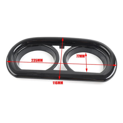 Gloss Black Gauge Bezel Trim For Harley Road Glide FLTRU FLTRX FLTRXS 2015-2023
