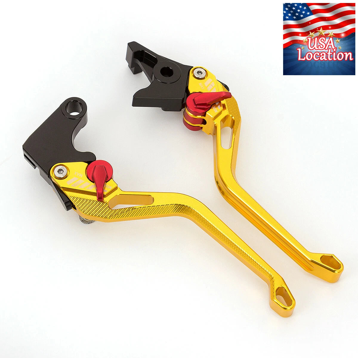 For Kawasaki ninja 500 Z500 2024-2025 CNC Brake Clutch Levers 3D Handle Gold USA