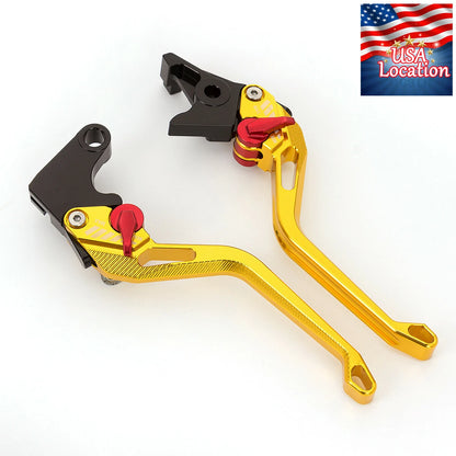 For Kawasaki ninja 500 Z500 2024-2025 CNC Brake Clutch Levers 3D Handle Gold USA
