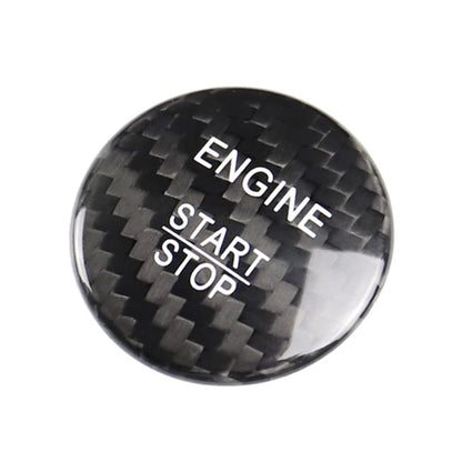 Carbon Fiber Engine Start Stop Button Cover For Mercedes A B C E GLE GLC CLA US