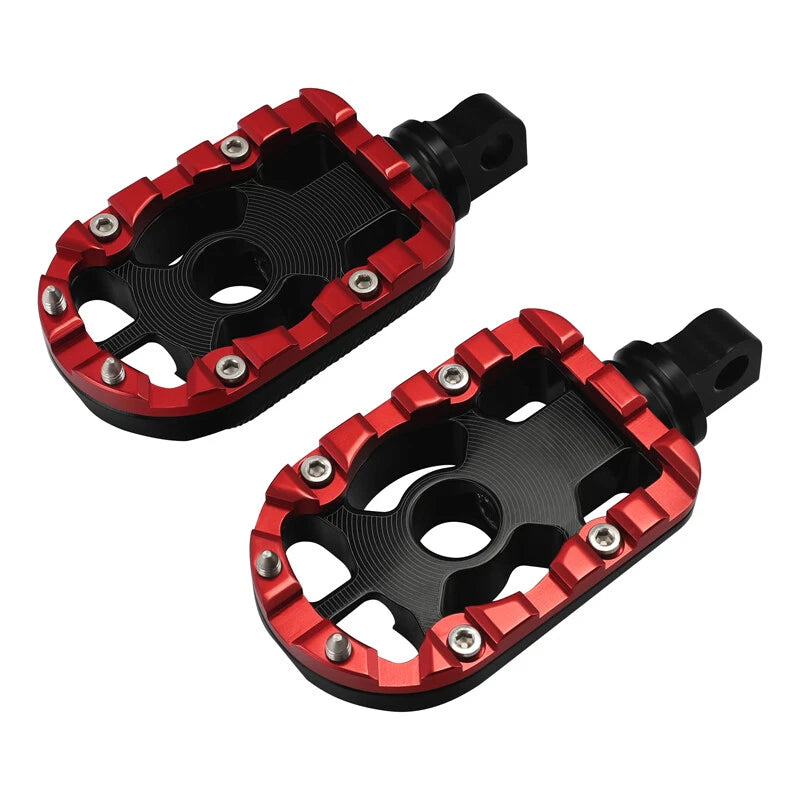 10mm Passenger Foot Pegs Footrest Fit For Harley Touring Street Road Glide King