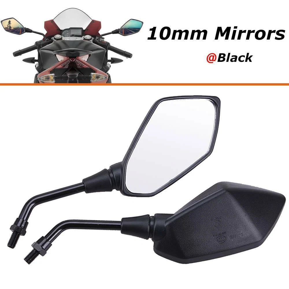 For Suzuki DRZ400 DRZ400S DRZ400SM DR350 Motorcycle Rearview Side Mirrors US