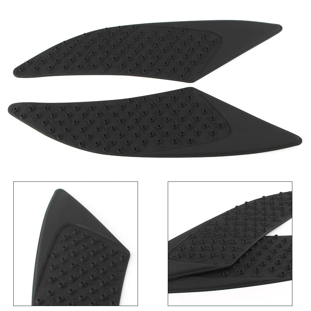 Pair Gas Tank Pad Traction Side Knee Fuel Grip Decal Fit YAMAHA YZF R6 2017-2018