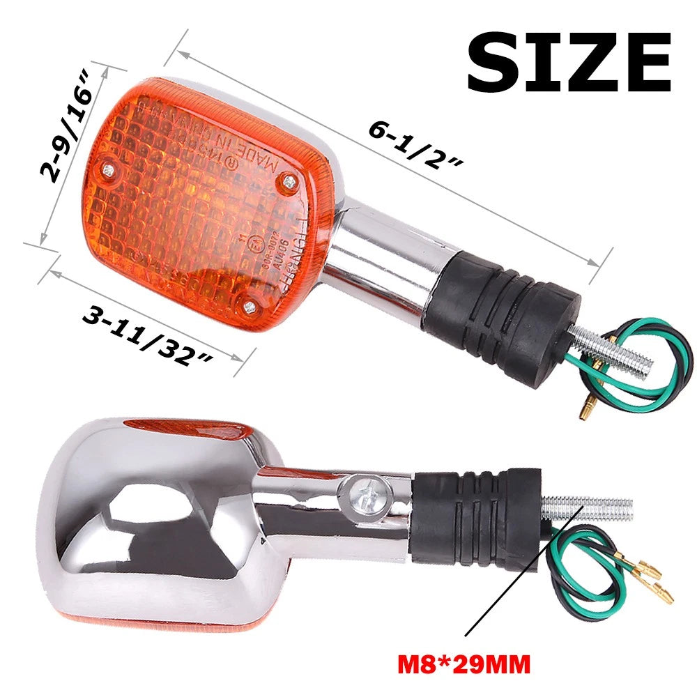 4X Turn Signal Blinker Light Fit For Honda Magna VF250 VF750 Rebel CA250 CMX250