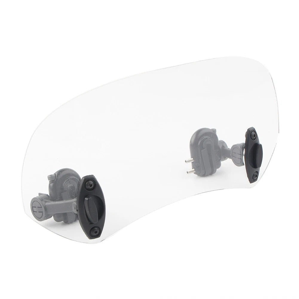 Clip-On Windshield Extension Spoiler Windscreen Deflector Clear Universal USA