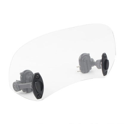 Clip-On Windshield Extension Spoiler Windscreen Deflector Clear Universal USA