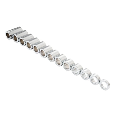 Chrome Wheel Axle Spacer Kit ID 3/4" OD 1 1/8" Fit Harley Softail Dyna Road King