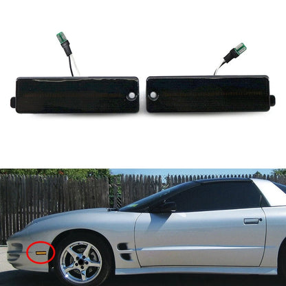 1 Pair Front Bumper Side Marker Light For Pontiac Firebird 1998-2002 5977941