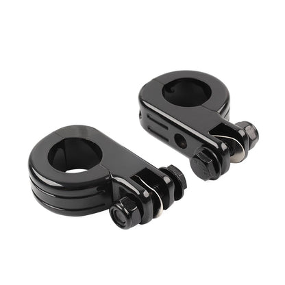 US Foot Peg Mount Clamp Bracket For Harley 1 1/4" Highway Engine Crash Bar