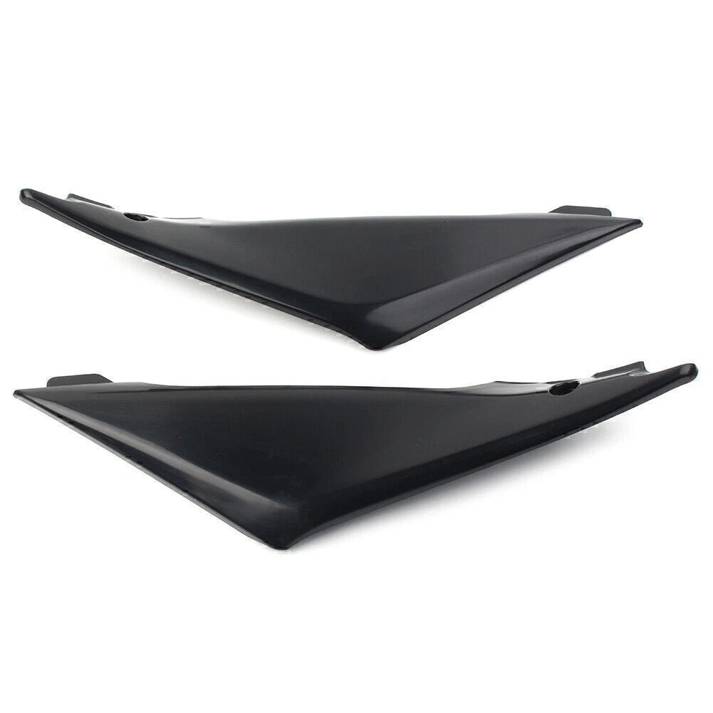 2x Gas Tank Side Cover Panel Fairing Pair For Suzuki GSXR 1000 2005 2006 Black