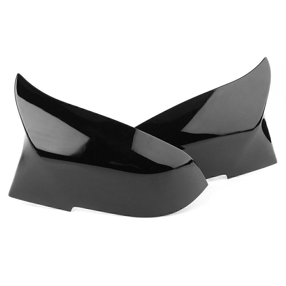 2 x Rearview Mirror Cover Caps Black Protect Fit BMW F20 F21 F30 F31 F32 F34 E84