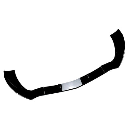 Black Front Bumper Splitter Spoiler Lip For Mercedes Benz CLA Class C117 2013-15