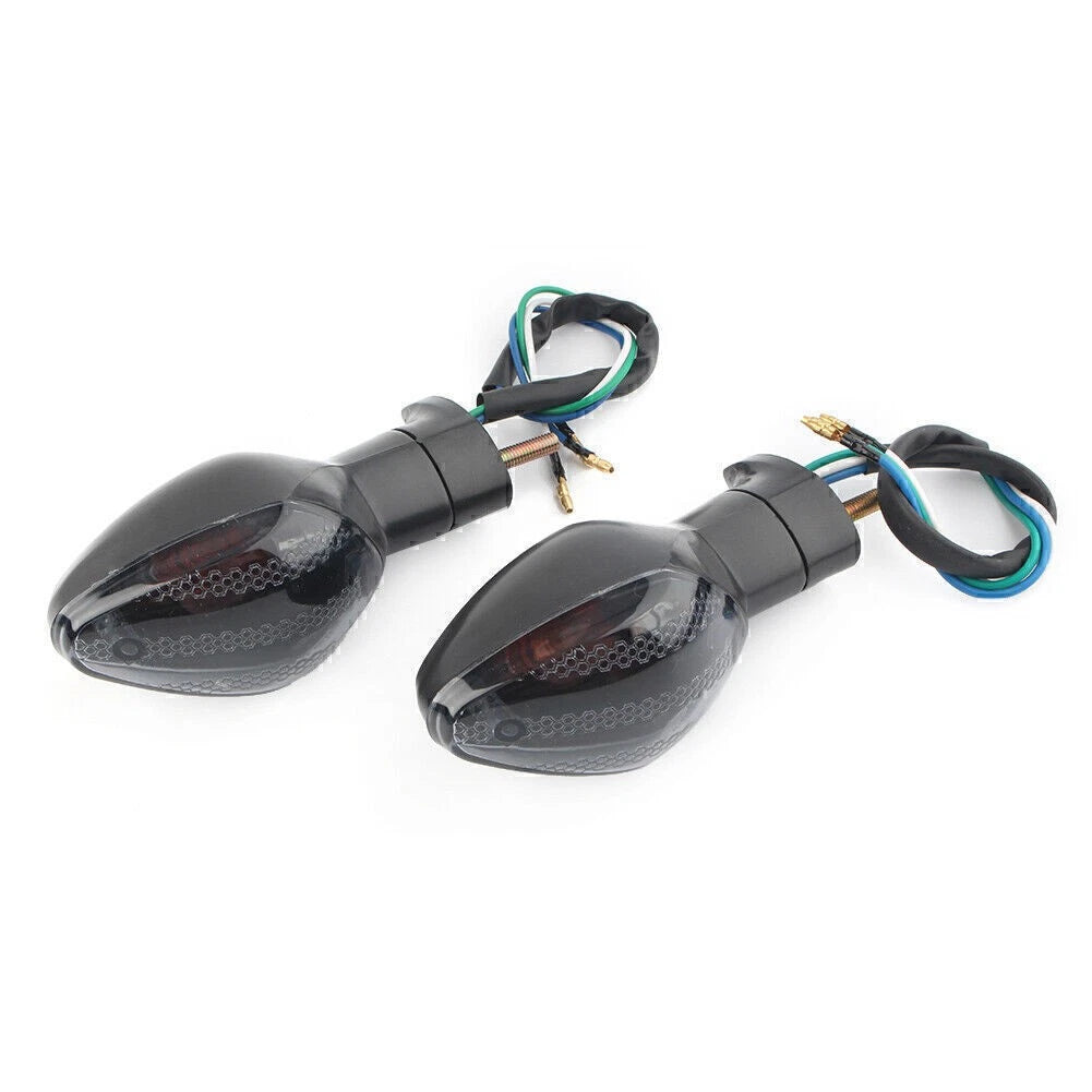 Turn Signal Indicator Lights Amber Lamp Fit Honda CBR600RR CBR1000RR CB600F BLK