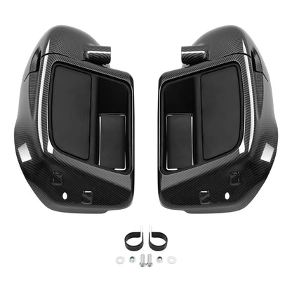Carbon Fiber Lower Vented Fairing Glove Box For Harley Touring Road King 2014-Up