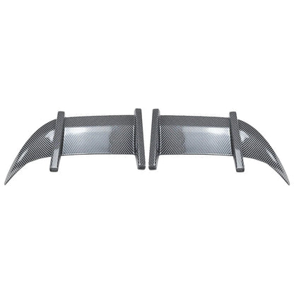 US 2pcs ABS Rear Roof Spoiler Wing Lip For VW Golf MK7 MK7.5 GTD R 2013-2019