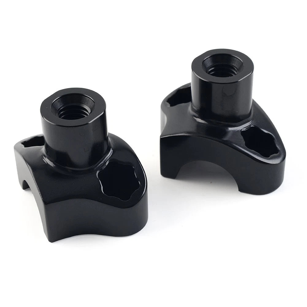 1.7 Tall Handlebar Risers For Harley-Davidson Dyna For Harley Street bob Black