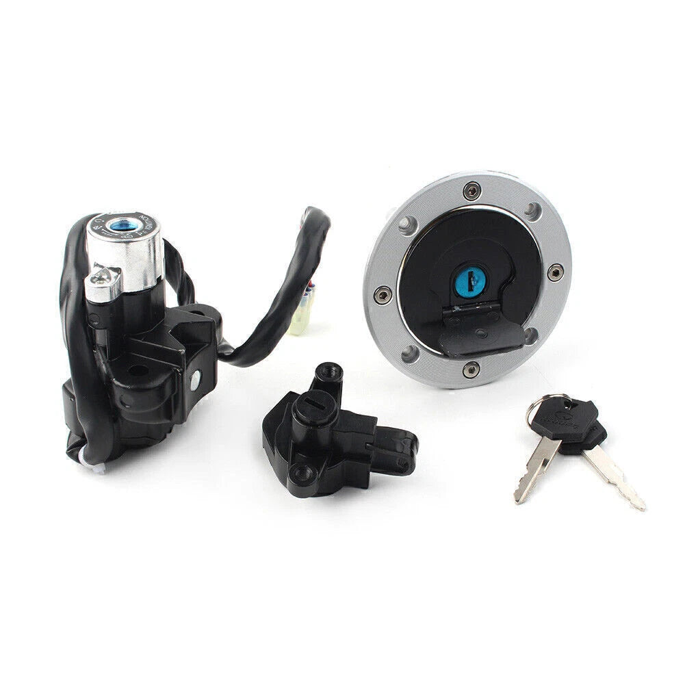 Ignition Switch+Fuel Gas Cap Lock+Key Set For Suzuki GSF600 GSF1200 Bandit 95-05