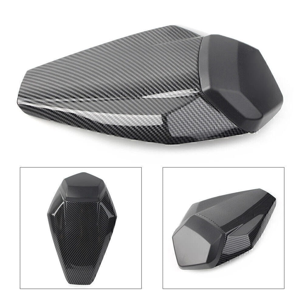 Carbon Fiber Look Rear Seat Fairing Cover For Kawasaki Ninja ZX6R 636 2019-2024