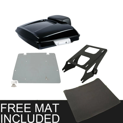 Razor Trunk Pad Mount Rack Plate Fit For Harley Touring Street Glide 2014-2026