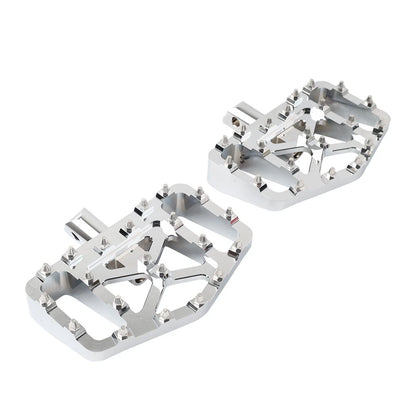Chrome Rear FootPeg Passenger Pedal For Harley FXBB FXLR FXLRS FXLRST FXST FLSB