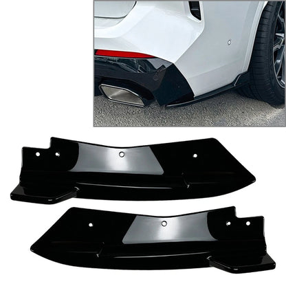 2x Rear Bumper Corner Protector Spoiler Cover For BMW X3 G01 LCI M Sport 22-23